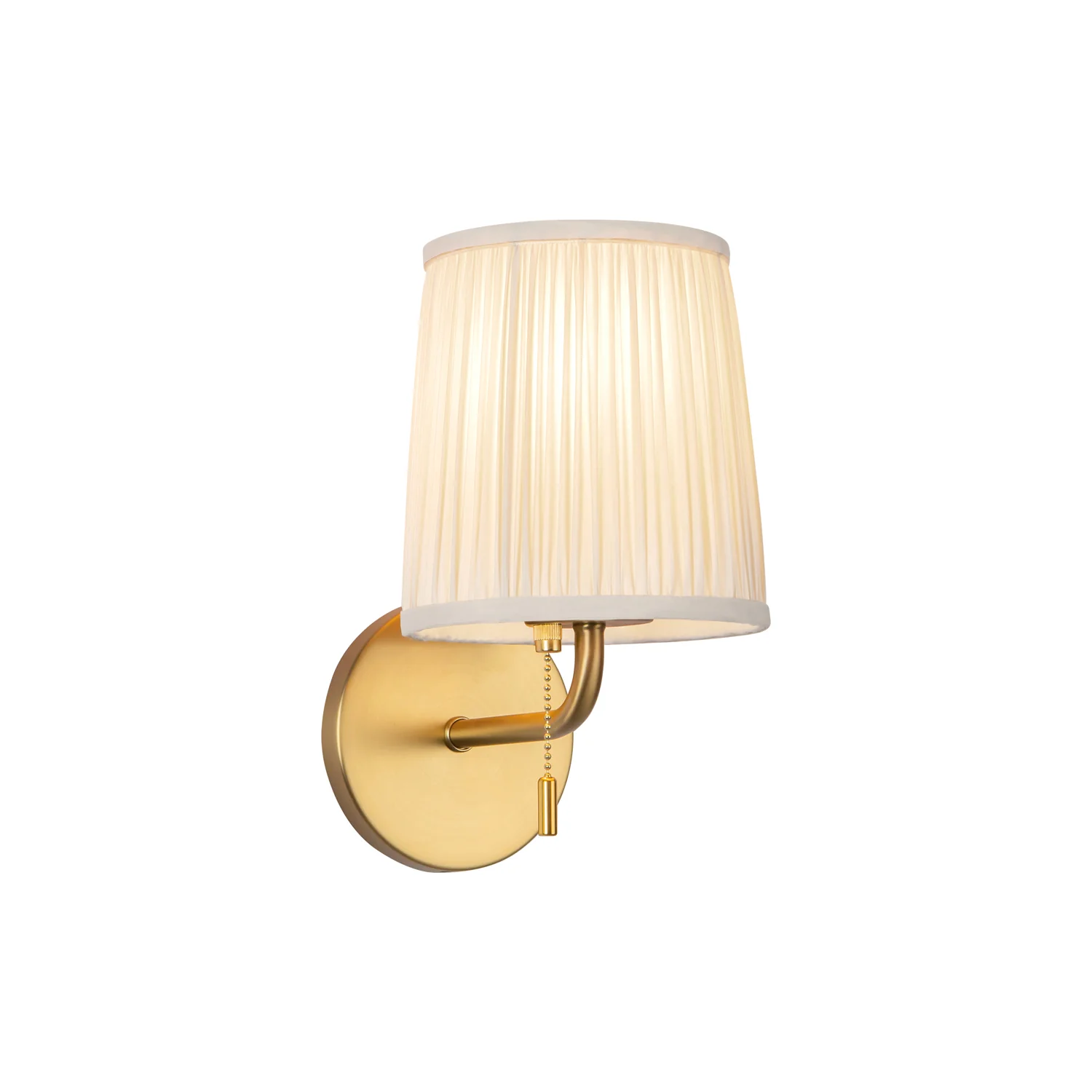 Warm ambient lamp light in evening living room